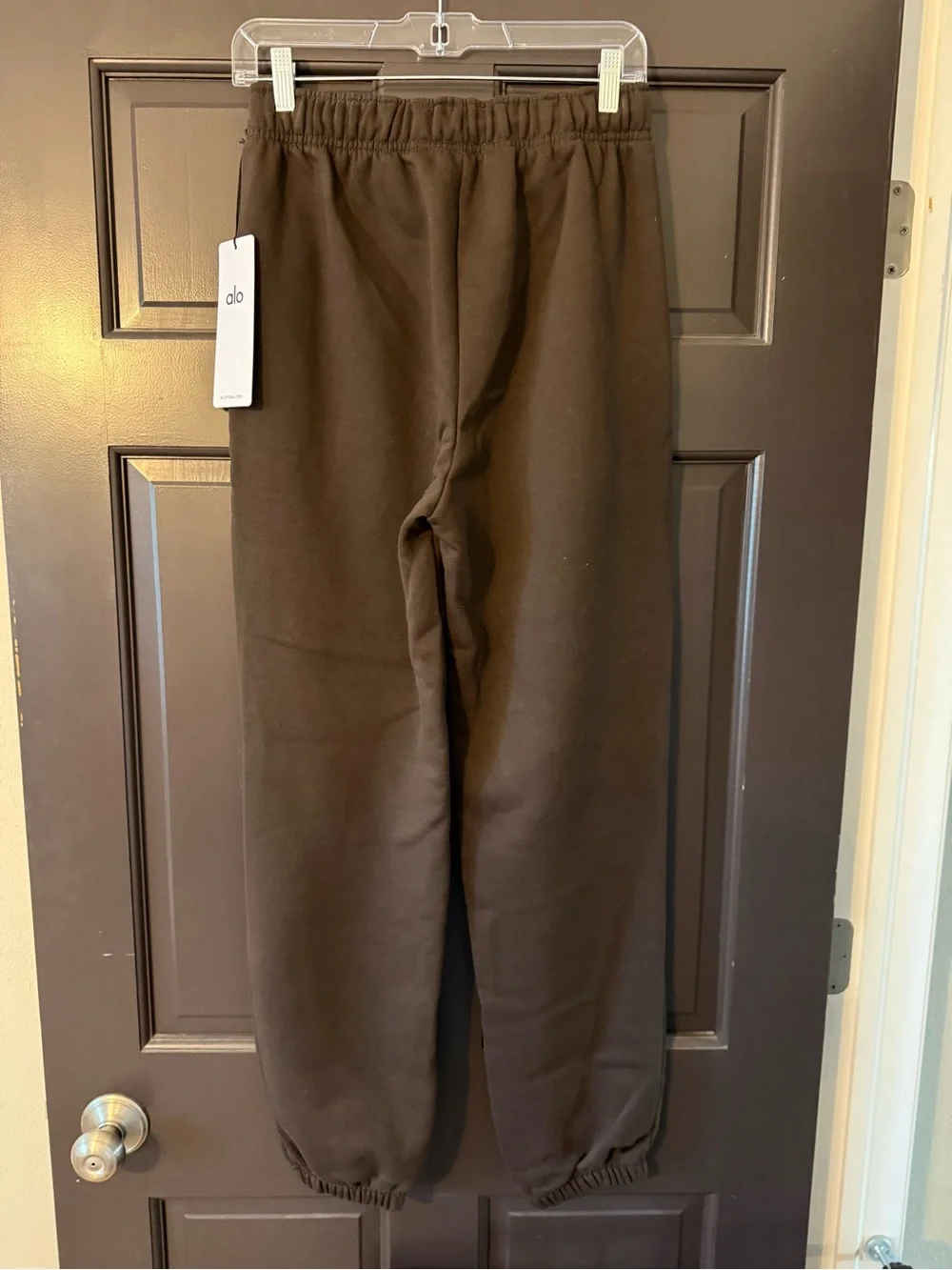 ALO Yoga Accolade Sweatpants Jogger Espresso Brown XS XSmall NWT New